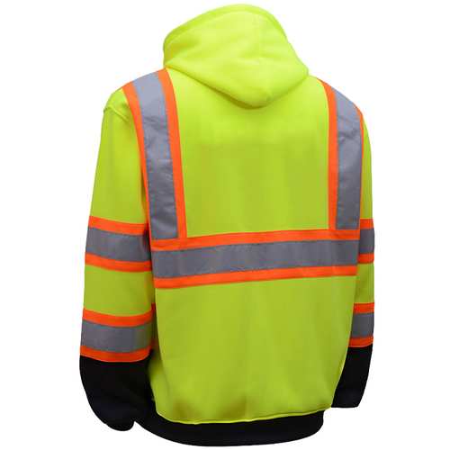 Two-Tone Pull Over Sweatshirt | Hi-Vis Safety Class 3