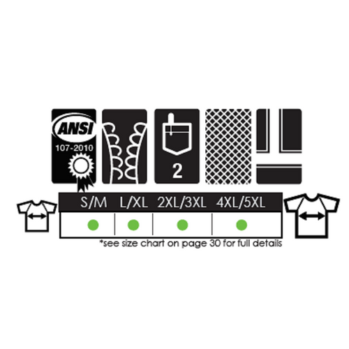 Hi-Vis Safety Premium Rain Pants | Class-E,  2-Tone Stripe