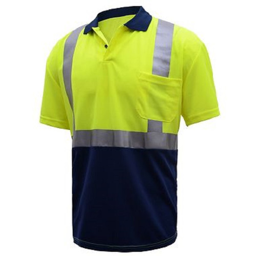 Hi-Vis Class 2 Polo, Lime