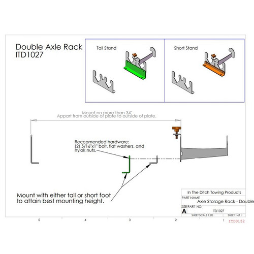 In-The-Ditch - Double Axle Dolly Mount
