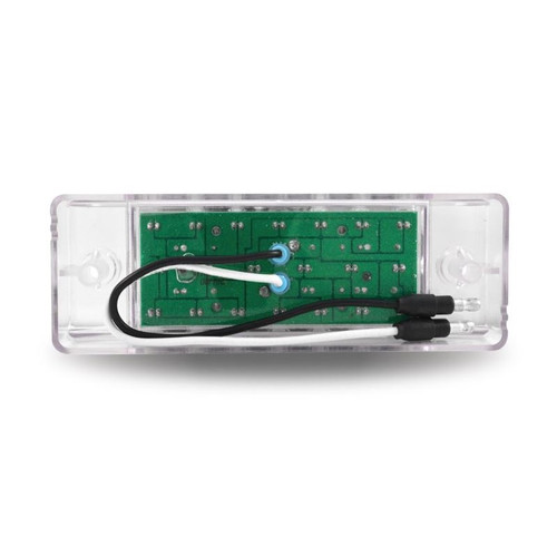 2 in. x 6 in. Multi-Directional Trailer Marker Light | Clear/Amber LED