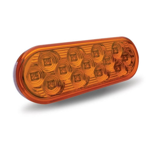 Amber Oval S/T/T Mirror Light | 13 LED