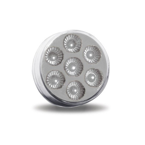 2.5 in. Clear/Amber Round LED Marker Light | 7 LED