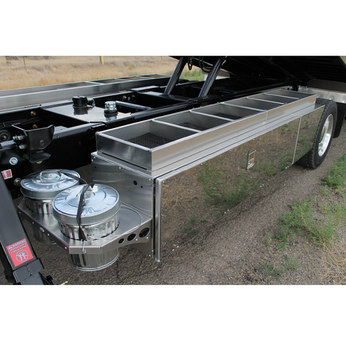 48 in. x 16 in. Aluminum Box Top Tray | In The Ditch