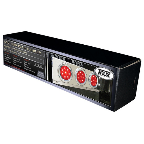 Mud Flap Hanger with Flat Top & 6 in. x 4 in. LEDs | Trux