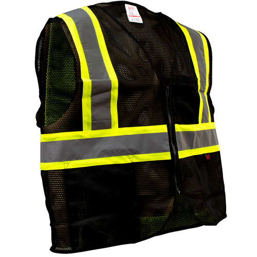 Enhanced Visibility Vest, Black | GSS