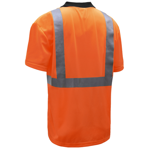Class 2 Hi-Vis Polo Orange w/Black Bottom | GSS