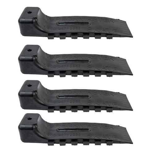 Black Interlocking Skate (Set of 4) | WreckMaster