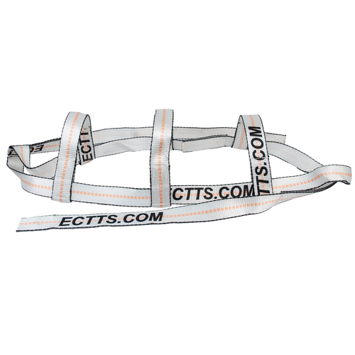Tie down heavy vehicles for transport with this ECTTS 2 in. Heavy Wrecker Basket Strap. It's white for high visibility and constructed of heavy-duty polyester for long-lasting strength and weather resistance.

- Width: 2 in. 
- Working load limit: 7,000 lbs.
OEM Part Number: 38-JD2