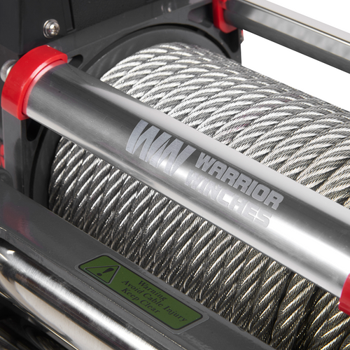 Samurai 12,500 lbs 12v Electric Winch w/Steel Cable | Warrior
