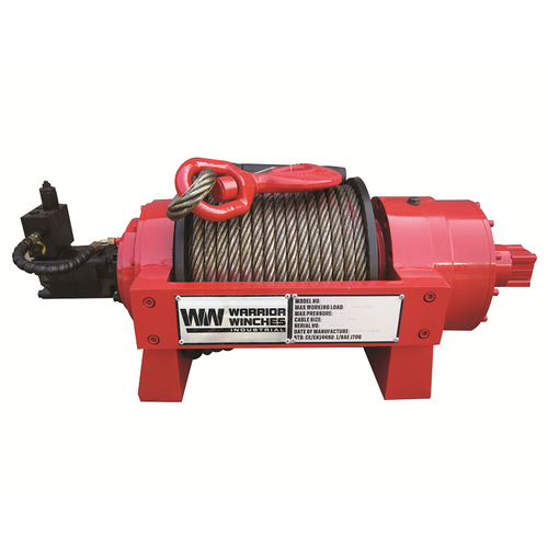 JP 33k lbs Industrial Hydraulic Winch Steel Cable | Warrior
15JP0IH-CAD