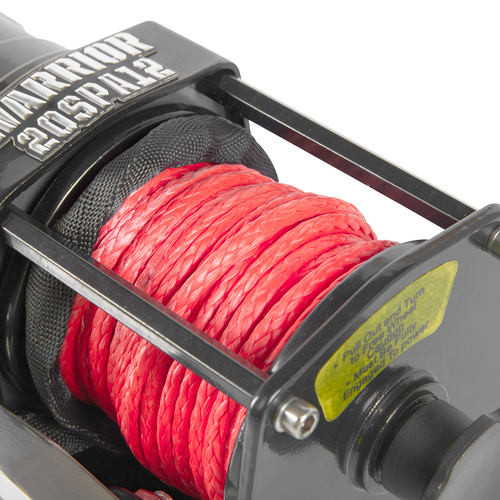 Ninja 2,000 lbs 12v Electric Winch w/Synthetic Rope | Warrior