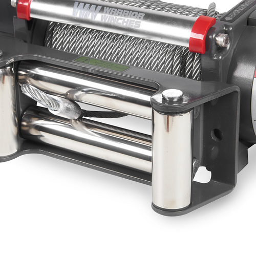 Samurai 8,000 lbs 12v Electric Winch w/Steel Cable | Warrior