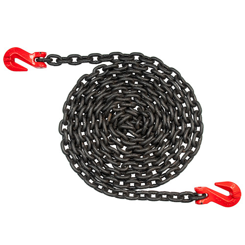 Grade 80 3/8 in. x 20 ft. Chain Assembly w/Grab Hooks | ECTTS
CA-3820-G8GG