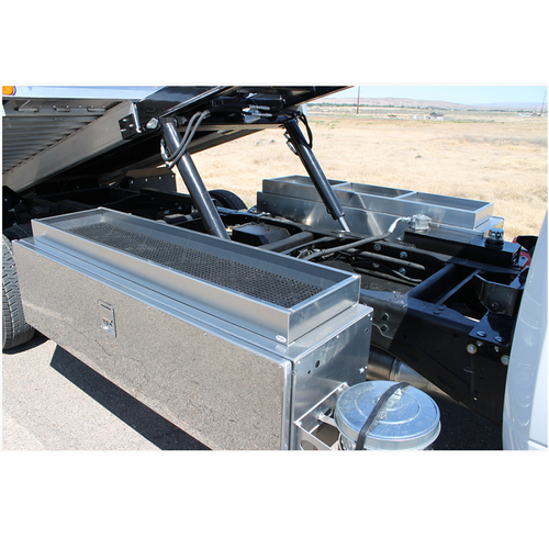 70 in. x 16 in. Aluminum Box Top Tray with Dividers | In The Ditch