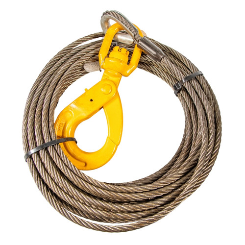 7/16 in. x 75 ft. Winch Cable w/Self-Locking Hook | ECTTS
716075SCSL