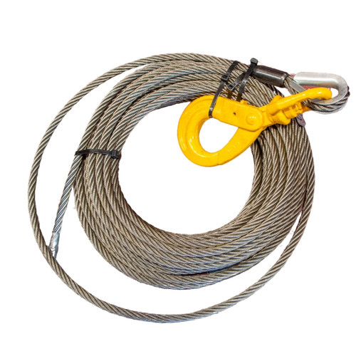 9/16 in. x 100 ft. Winch Cable w/Self-Locking Hook | ECTTS
916100SCSL