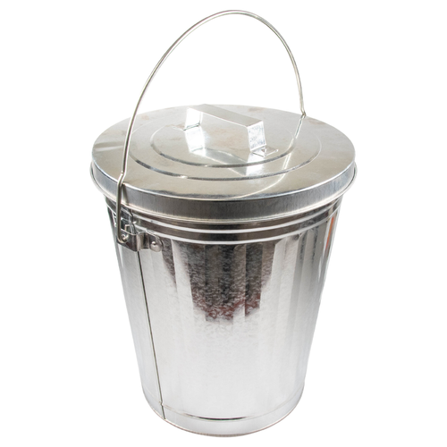 Galvanized Trash Can, 4 Gal. w/Lid | ECTTS
53392