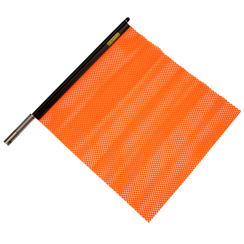 Safety Flag - Orange, Spring Mount *Quick mount not included. Must order part 13089 for bracket