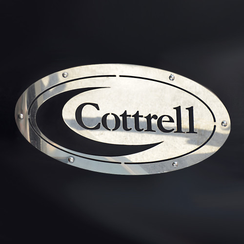 Cottrell Mud Flap Logo  - Make your car hauler look great!