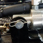 This is a steel Cylinder Pin Rue Clip for a hydraulic cylinder on a car hauler trailer.