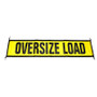 Comply with road safety regulations with this ECTTS EZ Hook Oversize Load Sign. Its heavy-duty cord uses a bungee-style attachment with steel hooks to fasten easily to your trailer or load, and the black and yellow poly mesh vinyl material allows airflow that helps keep it in place.

- Dimensions: 18" x 84"
| OEM Part Number: 10151