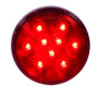 Combine great performance and cost-effectiveness with this Maxxima Lightning Round Red Light. Usable as a taillight or for indicating stopping or turning, it has nine LEDs under a polycarbonate lens and features a slim profile design with a standard PL-3 connector.

- Size: 4 in.
| OEM Part Number: M42322RCL