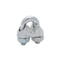 This Wire Cable Clamp creates an eye or loop to help secure wire rope. It's constructed of a steel U-bolt and nuts with a flexible iron saddle for durability, and the torque value meets Federal Specifications FF-C-450D, Type 1 and Class 2.

- Dimensions: 0.625" x 0.625"
| OEM Part Number: 3230BC
