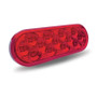 Oval Red S/T/T Mirror Light | 13 LED