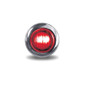 3/4 in. Mini Button Clear Red LED | 2 Wire
