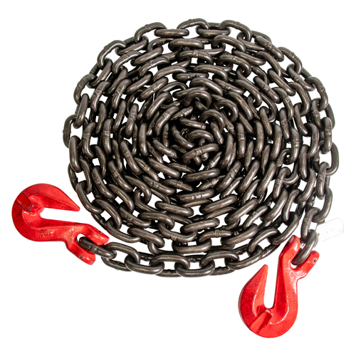Import G80 1/2 in. x 20 ft. Chain Assy w/Grab Hooks | ECTTS