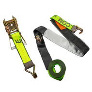 10 ft. Ratchet Strap w/Double J-Hooks & Grip Sleeve | ECTTS
56475610GS