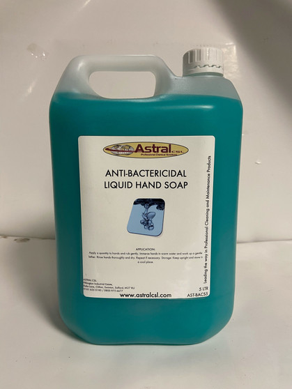 ASTRAL ANTI-BACTERICIDAL LIQUID HAND SOAP 5LTR