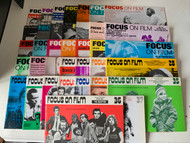 'Focus on Film' Magazine 37 issues (1970-1981) Complete Run of Issues 1 - 37