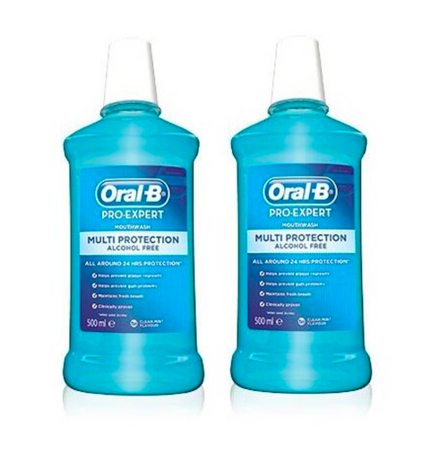 ORAL-B PRO-EXPERT COLUTORIO PROTECCIÓN PROFESIONAL 2X500ML