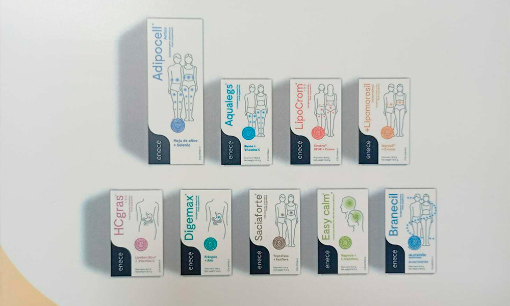 Complementos alimenticios ENECE en Farmacia Carmen Ortiz en Benacazón (Sevilla)