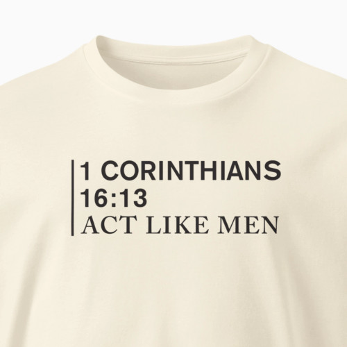 1 CORINTHIANS 16:13 — Command Edition