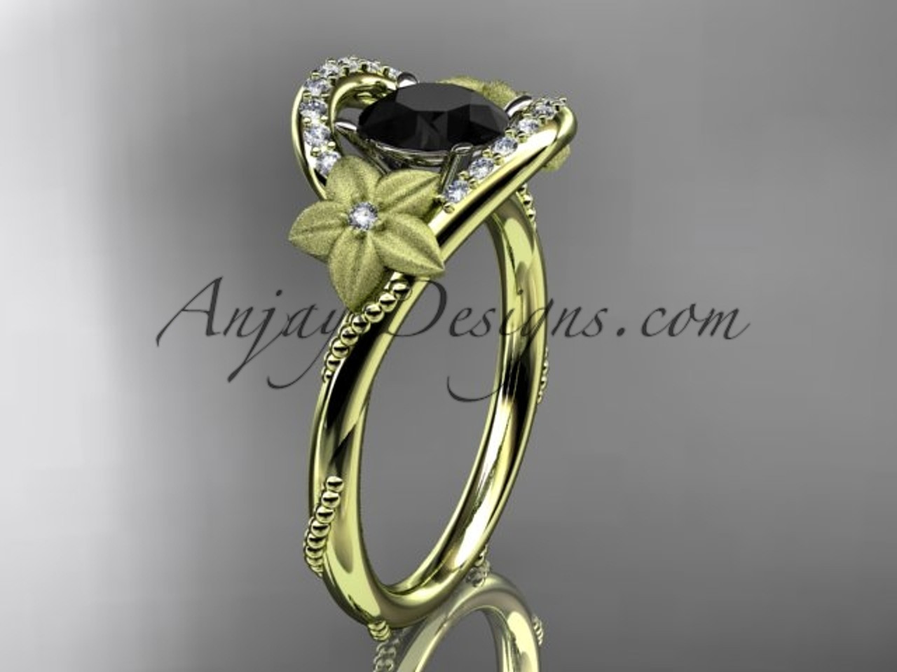 Gorgeous 14K Black Gold 1.0 Ct Heart Tanzanite Modern Wedding Ring  Engagement Ring for Women R663-14KBGTA | Caravaggio Jewelry