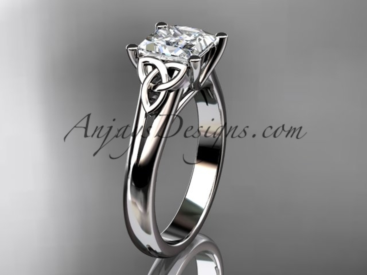1 CT. T.W. Princess-Cut Diamond Double Frame Engagement Ring in 14K White  Gold | Zales