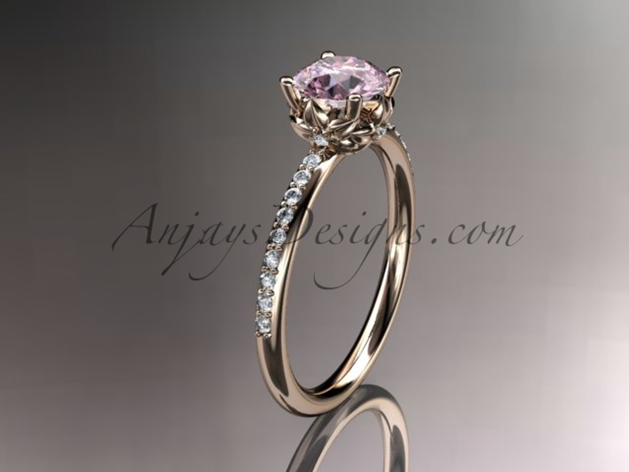 Pink Topaz Silver Ring-5057BQ | Juwelo