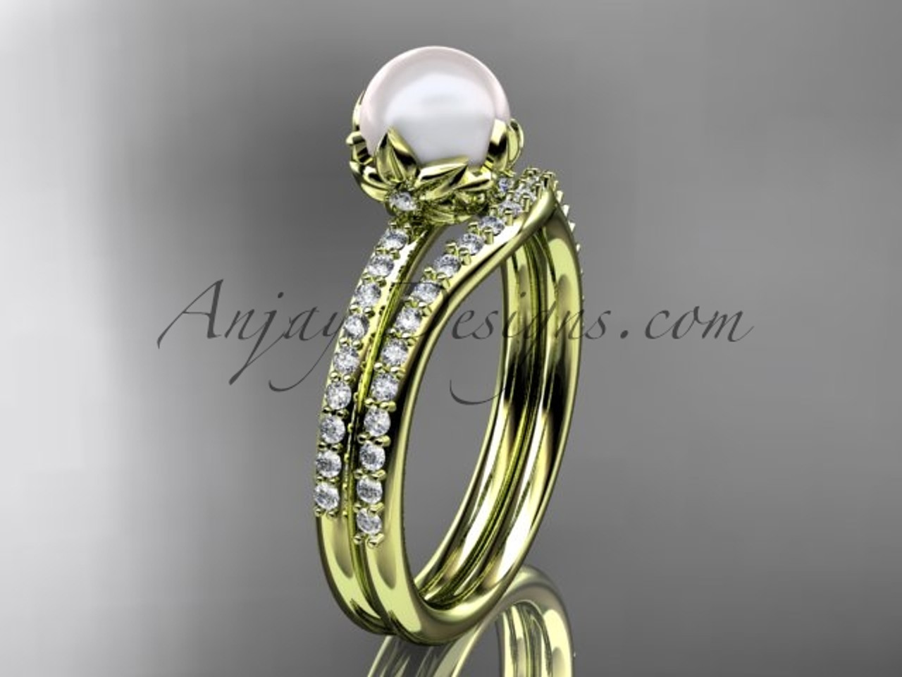 10K Yellow Ladies Pearl Ring 150-10098 10KY - Sale | Jones Jeweler |  Celina, OH