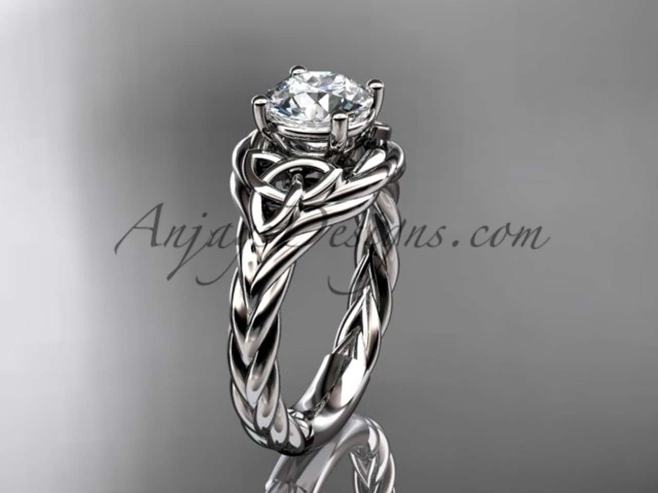 Art Deco .50 Carat Diamond Filigree Ring