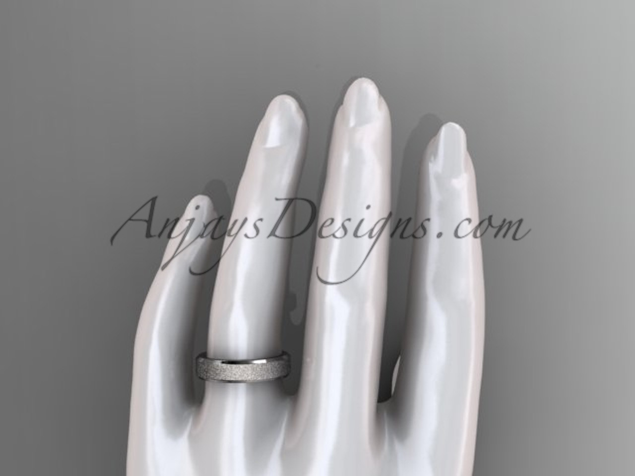 925 Sterling Silver 5mm D shape Extra Heavy Weight Wedding Ring –  dotJewellery.com