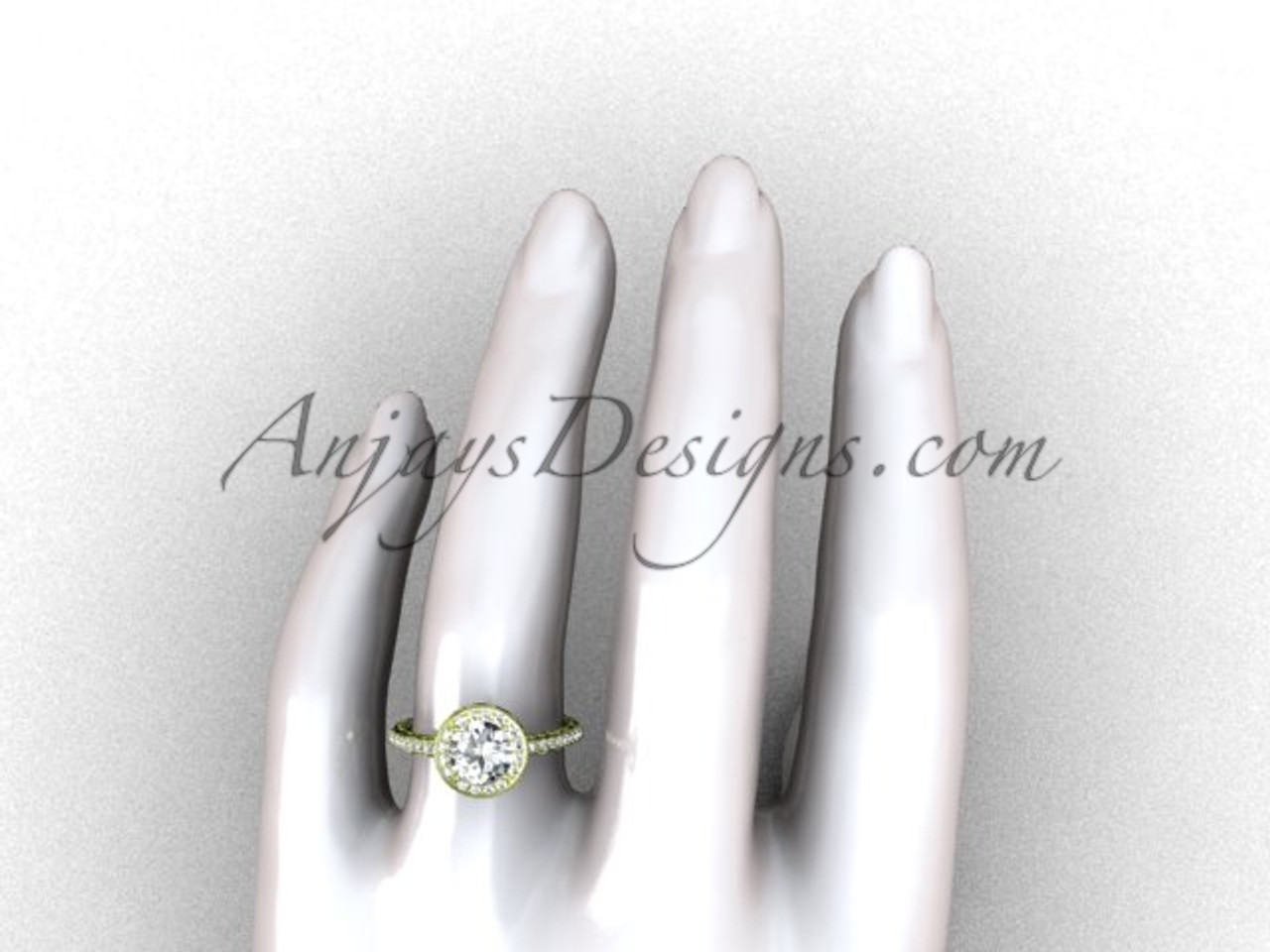 Beautiful Bridal Ring In Gold |