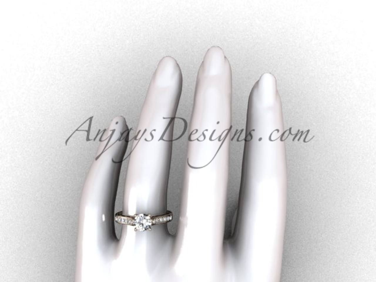 3CT Radiant Cut Ring | Wedding Ring Set | Solitaire Ring