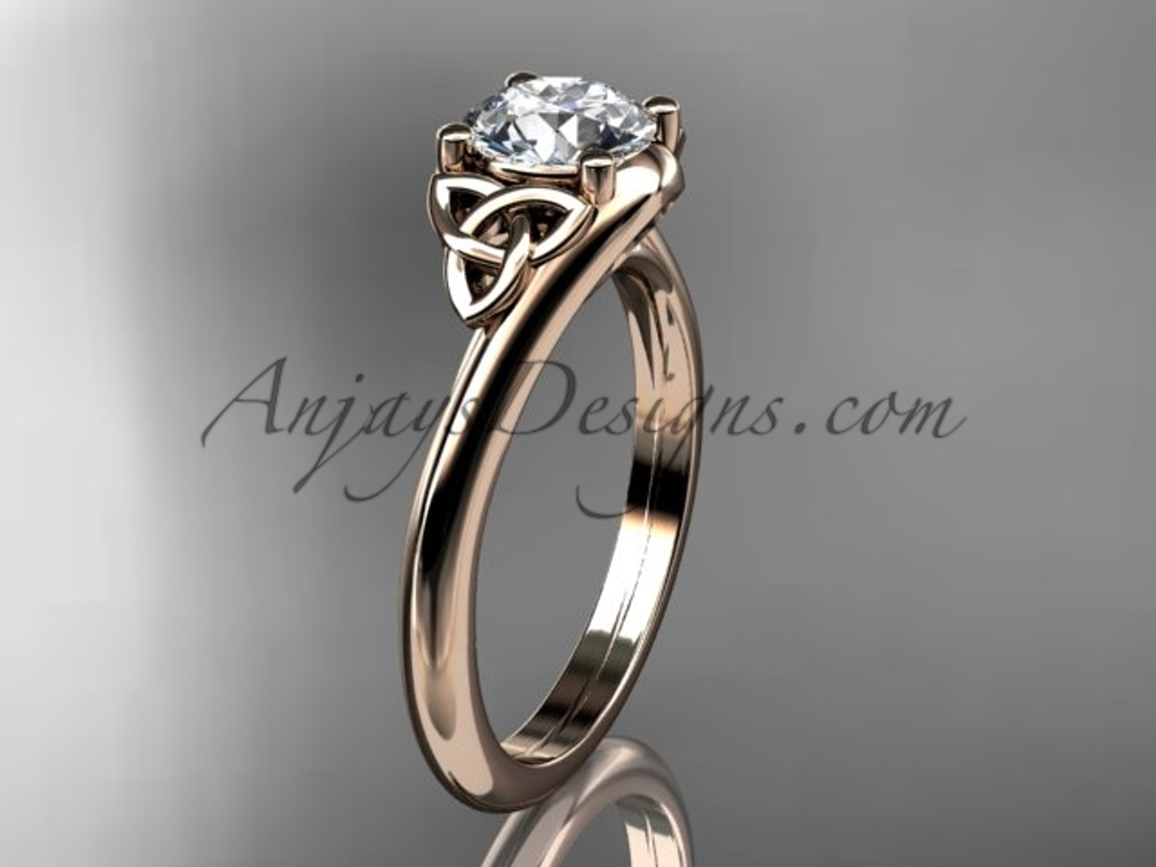 S3879 - Classic Diamond Engagement Ring with Beautiful Side Detail...