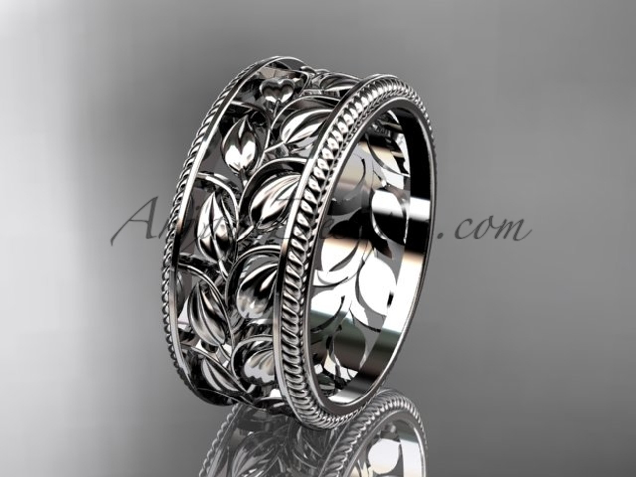 western engraved engagement rings