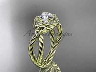 Infinity and Trinity Knot Symbol Double Rope Ring.