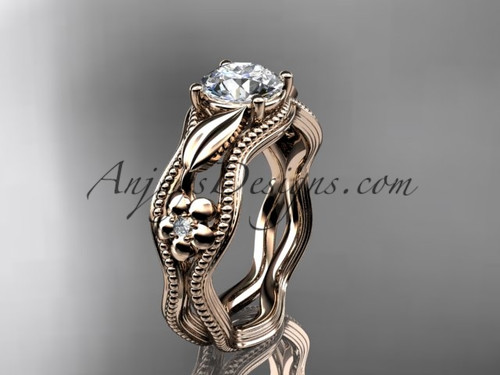 1.34ct VS1 Fancy-Blue Diamond Unique Engagement Ring