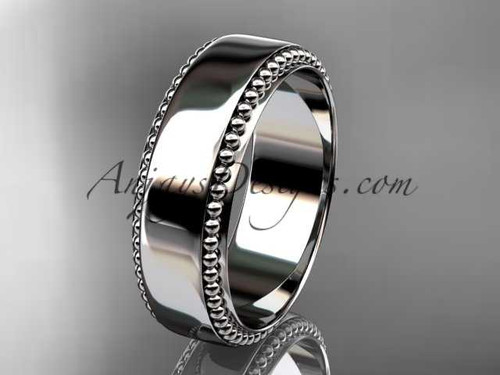 platinum classic wedding band, engagement ring ADLR380G